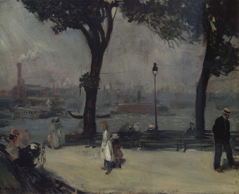 William Glackens Park on the River China oil painting art